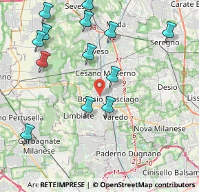 Mappa Via S. Michele del Carso, 20813 Bovisio-Masciago MB, Italia (4.68)