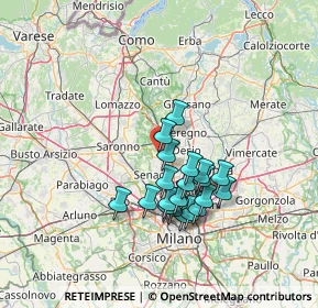 Mappa Via S. Michele del Carso, 20813 Bovisio-Masciago MB, Italia (11.5075)