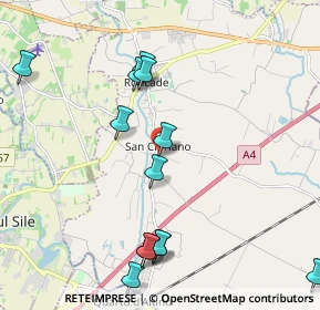 Mappa Via Ugo Foscolo, 31056 Roncade TV, Italia (2.69063)