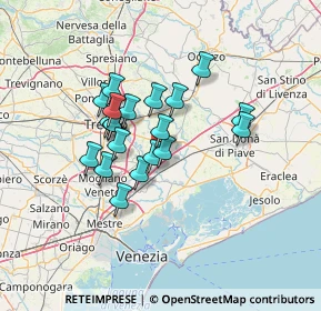 Mappa Via Ugo Foscolo, 31056 Roncade TV, Italia (10.4535)