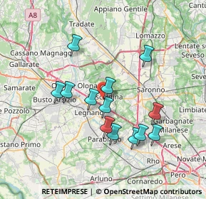 Mappa Via Legnano, 20027 Rescaldina MI, Italia (6.43923)