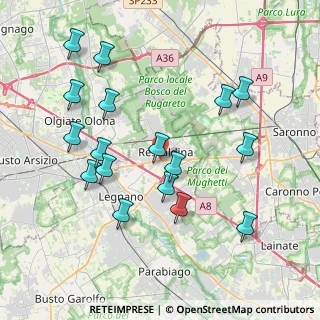 Mappa Via Legnano, 20027 Rescaldina MI, Italia (4.10647)