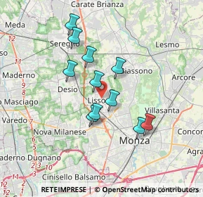 Mappa 20035 Lissone MB, Italia (2.89455)