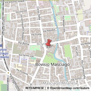 Mappa Piazza Oreste Biraghi, 12, 20813 Bovisio-Masciago, Monza e Brianza (Lombardia)