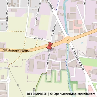 Mappa Via Gorizia, 37, 21047 Saronno, Varese (Lombardia)