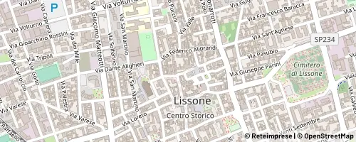 Mappa Lissone