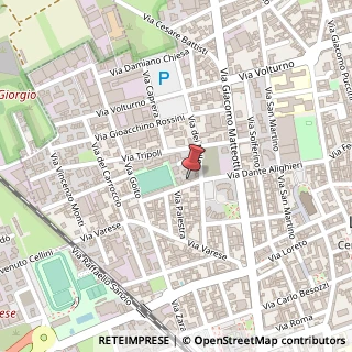 Mappa Via Dante Alighieri, 24, 20851 Lissone, Monza e Brianza (Lombardia)