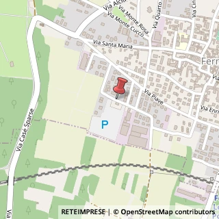 Mappa Via Asiago, 31, 21010 Ferno, Varese (Lombardia)