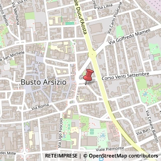 Mappa Via Carlo Cattaneo, 2, 21052 Busto Arsizio, Varese (Lombardia)