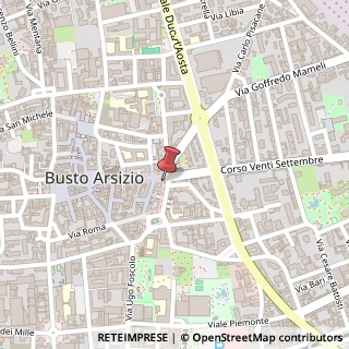 Mappa Piazza Giuseppe Garibaldi, 6, 21052 Busto Arsizio, Varese (Lombardia)