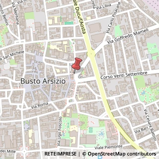 Mappa Piazza Giuseppe Garibaldi, 1, 21052 Busto Arsizio, Varese (Lombardia)