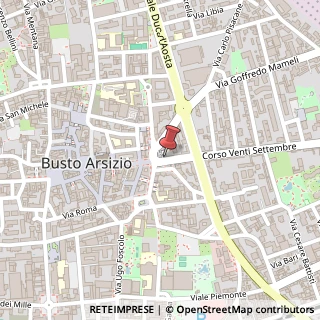 Mappa Corso XX Settembre, 1, 21052 Busto Arsizio, Varese (Lombardia)