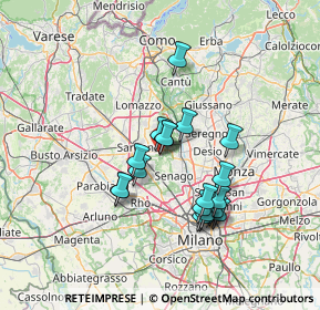 Mappa Via Carlo Porta, 20033 Solaro MI, Italia (11.60474)