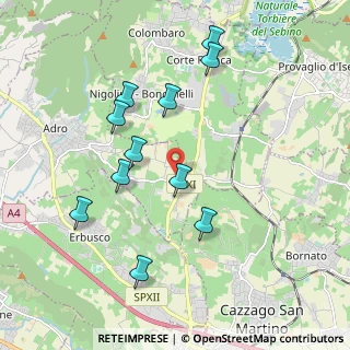 Mappa Via Artigiani, 25030 Adro BS, Italia (1.93182)