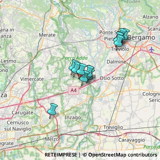 Mappa Via Guido Rossa, 20056 Trezzo sull'Adda MI, Italia (5.68462)