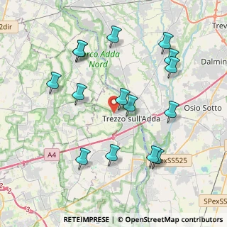 Mappa Via Guido Rossa, 20056 Trezzo sull'Adda MI, Italia (4.19267)