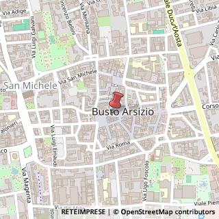 Mappa Via Sant'Antonio, Km 25-400, 21052 Azzate, Varese (Lombardia)