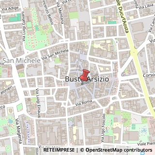 Mappa Via Camillo Benso Cavour, 3, 21052 Busto Arsizio, Varese (Lombardia)