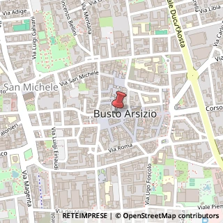 Mappa Piazza San Giovanni, 2, 21052 Busto Arsizio, Varese (Lombardia)
