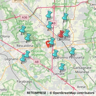 Mappa 21040 Uboldo VA, Italia (3.87462)