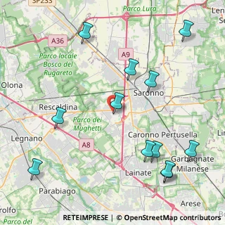 Mappa 21040 Uboldo VA, Italia (5.1125)