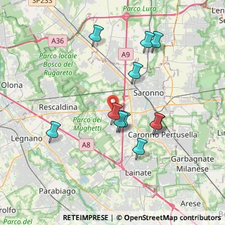 Mappa 21040 Uboldo VA, Italia (3.54636)