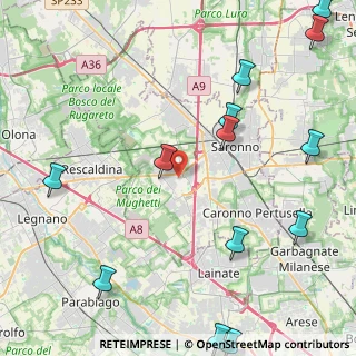 Mappa 21040 Uboldo VA, Italia (6.05462)