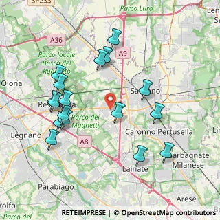 Mappa 21040 Uboldo VA, Italia (4.08706)