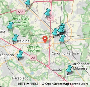 Mappa 21040 Uboldo VA, Italia (4.45)