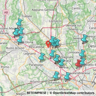 Mappa 21040 Uboldo VA, Italia (9.226)