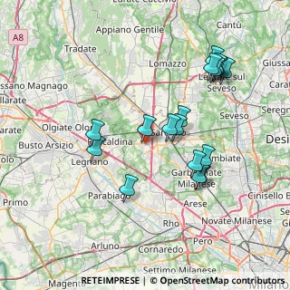 Mappa 21040 Uboldo VA, Italia (7.43941)