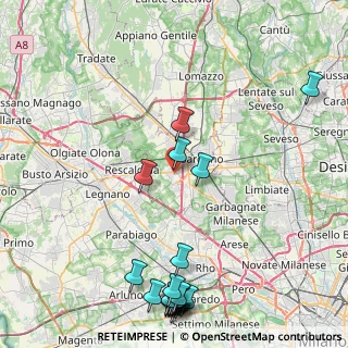 Mappa 21040 Uboldo VA, Italia (11.516)