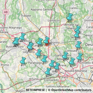 Mappa 21040 Uboldo VA, Italia (9.145)