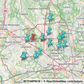 Mappa 21040 Uboldo VA, Italia (6.675)