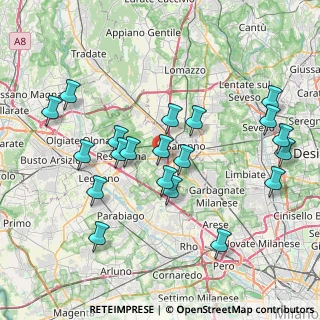 Mappa 21040 Uboldo VA, Italia (8.034)
