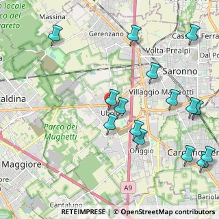 Mappa 21040 Uboldo VA, Italia (2.52667)