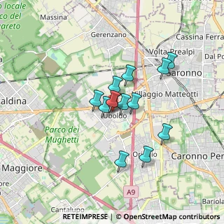 Mappa 21040 Uboldo VA, Italia (1.21385)