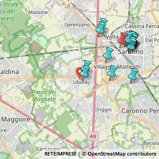 Mappa 21040 Uboldo VA, Italia (2.5855)