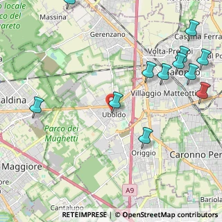 Mappa 21040 Uboldo VA, Italia (2.775)