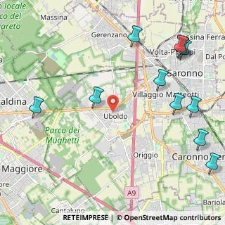Mappa 21040 Uboldo VA, Italia (2.82818)