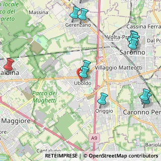 Mappa 21040 Uboldo VA, Italia (2.76692)