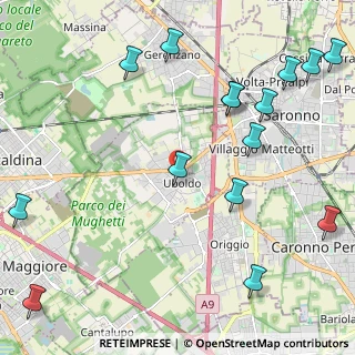 Mappa 21040 Uboldo VA, Italia (2.86267)