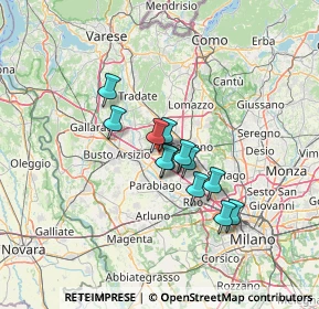 Mappa Via Carlo Pisacane, 20027 Rescaldina MI, Italia (9.36917)
