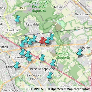 Mappa Via Carlo Pisacane, 20027 Rescaldina MI, Italia (2.12471)