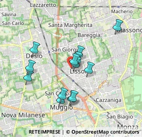 Mappa Via dei Mille, 20035 Lissone MB, Italia (1.58385)