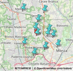 Mappa Via Garibaldi, 20832 Desio MB, Italia (3.29769)