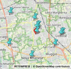 Mappa Via Garibaldi, 20832 Desio MB, Italia (2.762)
