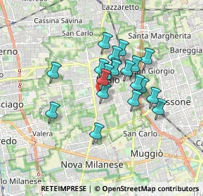 Mappa Via Garibaldi, 20832 Desio MB, Italia (1.293)