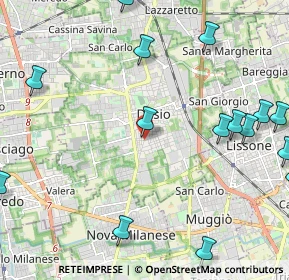 Mappa Via Garibaldi, 20832 Desio MB, Italia (3.273)