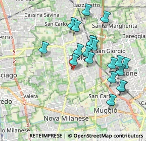 Mappa Via Garibaldi, 20832 Desio MB, Italia (1.858)